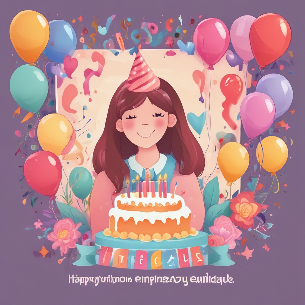 Create a happy birthday image for Linda, who is 21 years old, in Social Media style. Message: wish you happy everyday Happy Birthday Images Generator