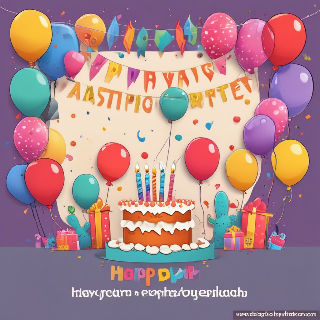 Create a happy birthday image for happy birthday images for my friend logesh son , who is 1 years old, in Animated style. Message: Wishing you wonderful birthday Happy Birthday Images Generator